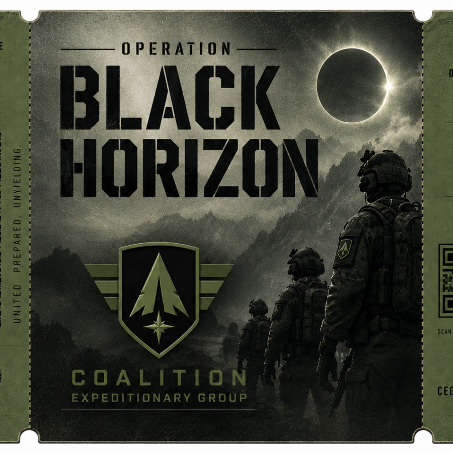Entry Ticket for OBH Oct 31st 2026 - Coalition Expeditionary Group (CEG)