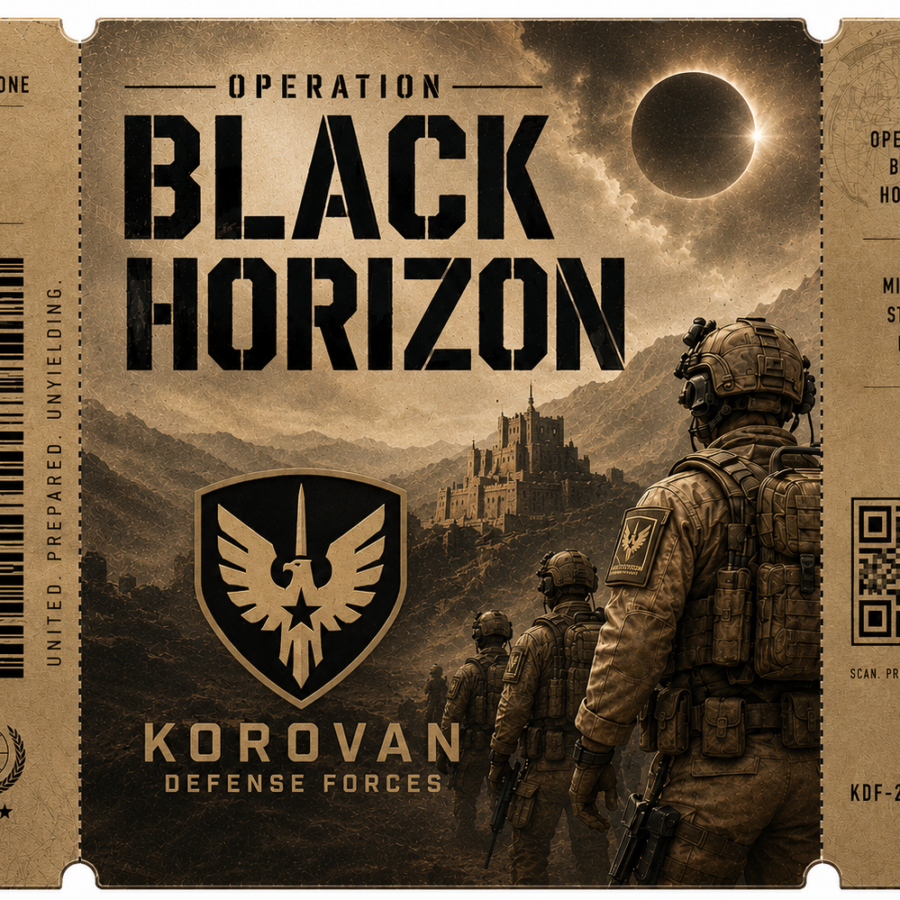 Entry Ticket for OBH Oct 31st 2026 - Korovan Defense Forces (KDF)